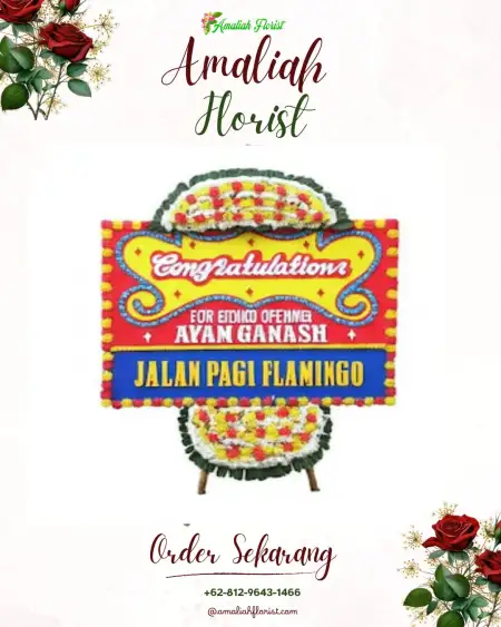 Sewa Papan Bunga Gantungan